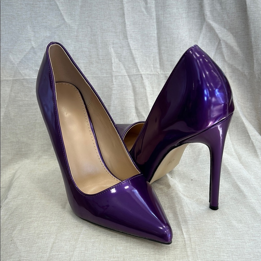 Elegant Purple Stiletto Heels